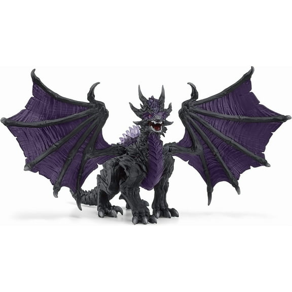 Schleich Eldrador Creatures - Shadow Dragon Toy Figure with Movable Wings - Fantasy Action Playset Monster Toys for Boys and Girls Ages 7  - 70152
