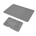 thumbnail image 1 of simhoa Silicone Coffee Mat with Coffee Tamper Mat Anti Slip Coffee Bar Mat for Cafe gray, 1 of 8