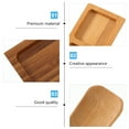 thumbnail image 3 of NIAIZEK Set of 4 Small Wooden Sauce Dipping Bowls for Condiments and Chocolate Serving, 3 of 6