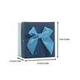 thumbnail image 4 of Packaging Box Portable Decorative Protective Replacing Rectangular Cute Protective Watch Pendant Earring Bracelet Gift Case Wrapping White, 4 of 9