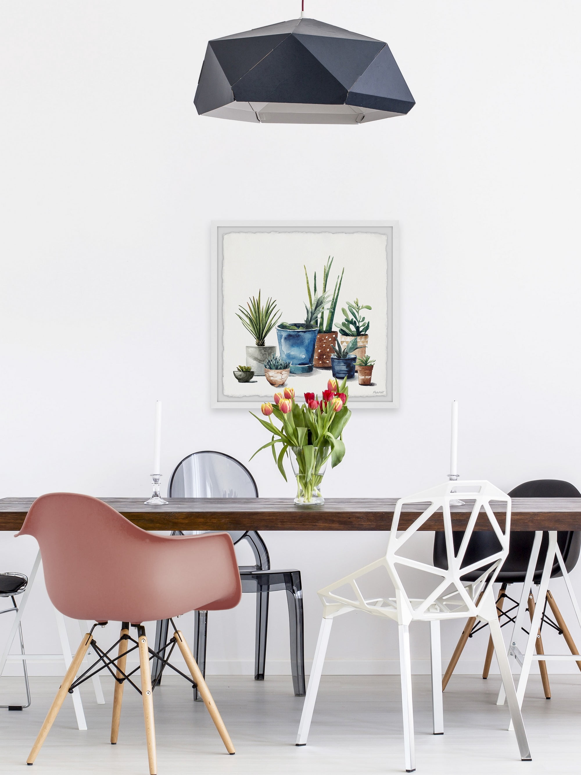 Marmont Hill Indoor Succulents Framed Wall Art