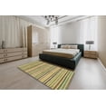 thumbnail image 4 of Ahgly Company Indoor Rectangle Abstract Metallic Gold Abstract Area Rugs, 2' x 3', 4 of 6