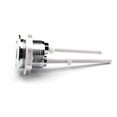 thumbnail image 2 of Round Dual Flush Toilet Tank Button Flush Toilet Tank Valve Bathroom Accessories, 2 of 9