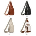 thumbnail image 4 of Bolso de Pecho Retro Europeo y Americano Qarigey Blanco, 4 of 6