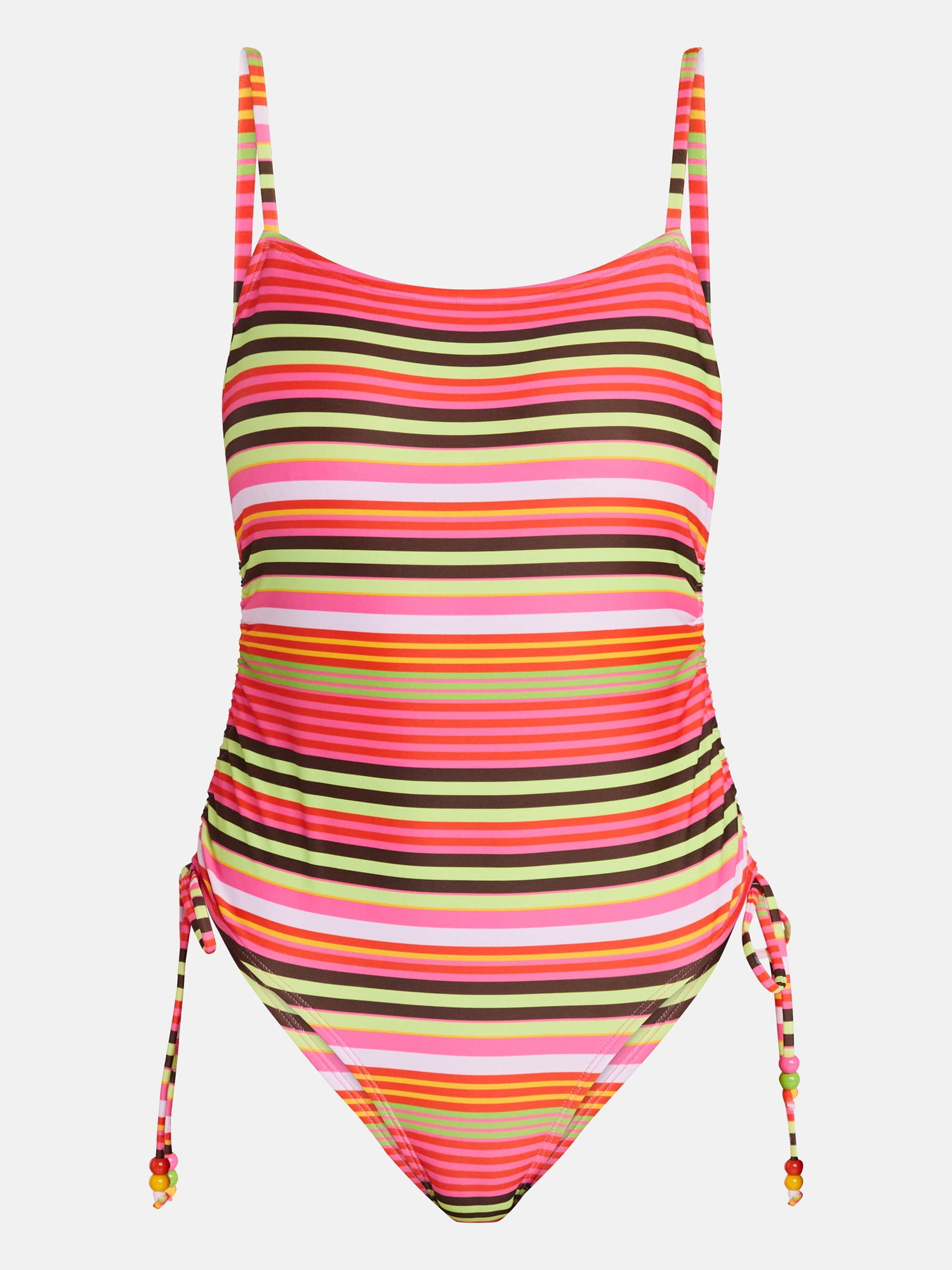 No Boundaries Cheeky One-Piece Swimsuit, Women’s XXS-XXL