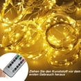thumbnail image 2 of 300 Led Curtain Lights For Bedroom, 3m x 3m Fairy String Lights With Remote Control, 8 Modes, High-Quality Waterproof, Warm White, Dimmable Fairy Lights For Party Decor, 2 of 6