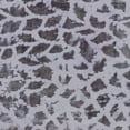 thumbnail image 1 of Ahgly Company Tapis d'Intérieur Carré Abstrait Bleu Gris, 3 Pieds Carré, 1 of 6