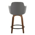 thumbnail image 4 of LumiSource Boyne 24" Fixed-Height Counter Stool - Set of 2, 4 of 7
