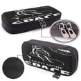 thumbnail image 4 of Lsque I Need More Space Printed Big Capacity PU Leather Pencil Case Large Pencil Pouch Stationery Pen Bag Pencil Holder for Teen, 4 of 6