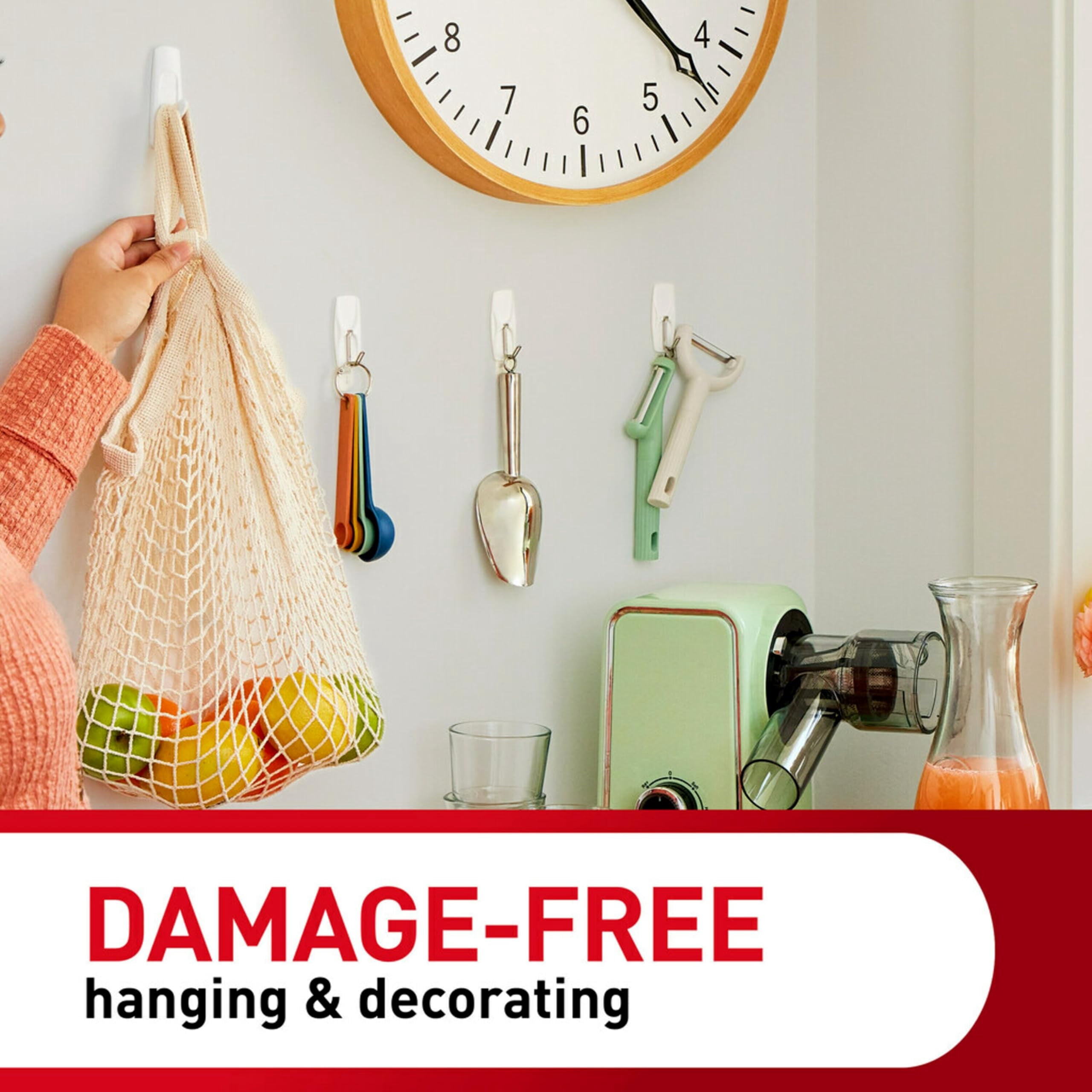 Command™ Large Utility Hook GP003-7NA, 7 Hooks, 12 Strips