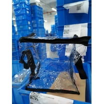 Comic Book Storage Box, Foldable Transparent DVD and Media Storage Bag, Large Capacity Organizer for Books, Comics, Toys, DVDs and Household Items