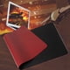 thumbnail image 1 of Almohadilla De Escritorio Alfombrilla de ratón de PU de doble cara, alfombrilla impermeable para PC de escritorio de juegos (25x21cm rojo + negro), 1 of 6