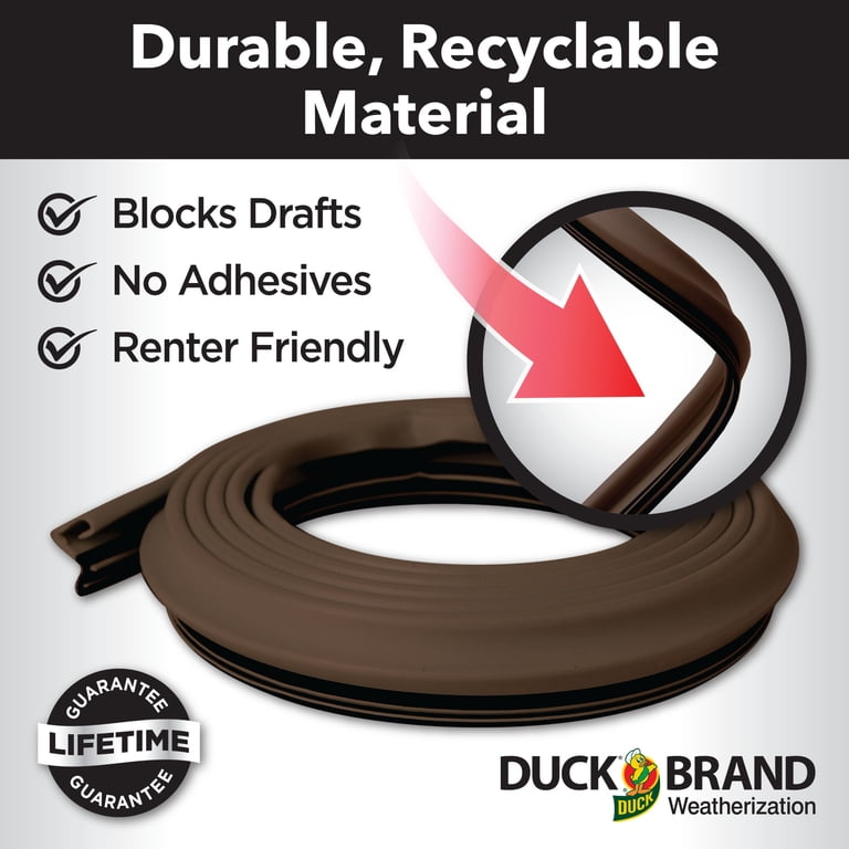 Duck Brand Max Strength Door Seal, Brown, 84 Inches photo 5