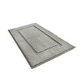 thumbnail image 1 of Bearachild Alfombra de baño con fuerte absorción de agua y alfombra de baño de textura suave, absorbente y lavable Juegos de accesorios de baño Gris claro 40*60cm, 1 of 6