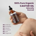 thumbnail image 5 of Viva Doria Organic Castor Oil, 4 Fl Oz | Virgin, Cold Pressed, Hexane-Free, Vegan | Nourishing Hair & Skin Care | Eyelash & Brow Serum | Glass Bottle with Dropper Top, 5 of 8