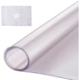 thumbnail image 1 of Plastic Table Cover, 42 x 60 Inch 1.5 mm Thick Frosted Table Protector, Rectangle PVC Desk Mat, Waterproof & Easy Cleaning Desk Pad Tablecloth, for Office Dresser Dining Room Table Night Stand Clear, 1 of 1