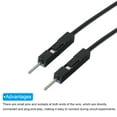 thumbnail image 3 of Uxcell Male to Male 40Pin Breadboard Jumper Wire 2.54mm Pitch Cable 20cm Long for Breadboard Pack of 2, 3 of 6