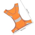 thumbnail image 2 of ELAYARD Breathable Reflective Vest for Outdoor Night Running and Cycling Safety, 2 of 6