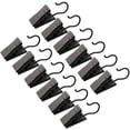 thumbnail image 1 of Juego de 50 ganchos de Clip, Clips de cortina de acero inoxidable para fotos de cortinas, decoración del hogar, arte, exhibición, Clip para colgar, negro, 1 of 7