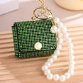 thumbnail image 6 of Lipstick Bag New Diamond Mini Keychain Pearl Portable Souvenir Bag Pendant, 6 of 7
