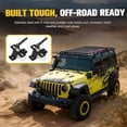 thumbnail image 3 of BUNKER INDUST Farm Jack Mount for Roof Rack, 2 Pcs High Lift Jack Mounting Brackets Works with M6/M8 Slots and Most Standard Farm Jacks, 3 of 8