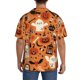 thumbnail image 3 of Fotbe Halloween 2 Camisa Estampada de Manga Corta para Hombre, Casual de Verano, Estilo Playero, Sin Arrugas-Large, 3 of 5