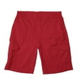 thumbnail image 6 of Pxiakgy mens shorts shorts for men Men's Spring/Summer Shorts Multi Pocket Comfortable Lightweight Casual Fashion Sports Shorts shorts men mens shorts casual Red + 4XL, 6 of 9