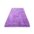 thumbnail image 3 of AuroraX Non-Slip Backing Bath Rug Mat Purple Soft Cute Shaggy Bathroom Rug 31x62 Inch Thick Art Deco Solid, 3 of 4