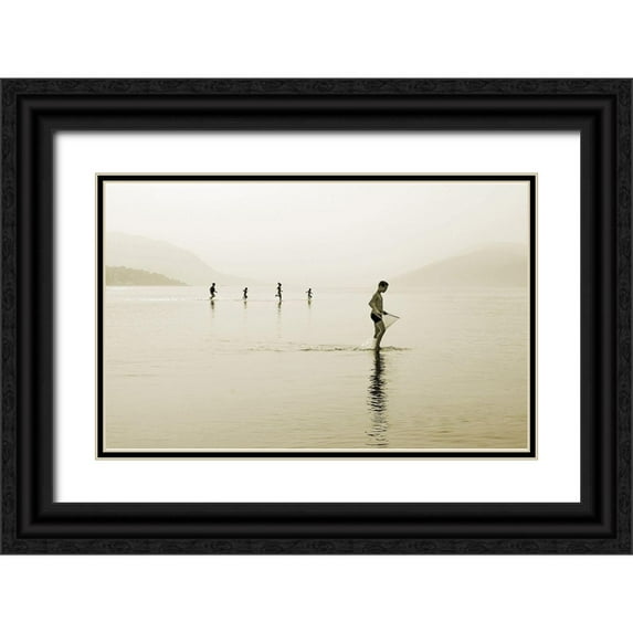 M. Babovic, Dragan 32x22 Black Ornate Wood Framed with Double Matting Museum Art Print Titled - LIFE IS BEAUTIFUL