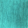 thumbnail image 1 of Ahgly Company Machine Washable Indoor Square Oriental Turquoise Blue Industrial Area Rugs, 5' Square, 1 of 4