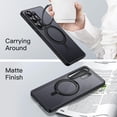 thumbnail image 7 of JETech 360 Degree Rotatable Ring Case for Samsung Galaxy S26 Ultra, Compatible with MagSafe (Black), 7 of 7