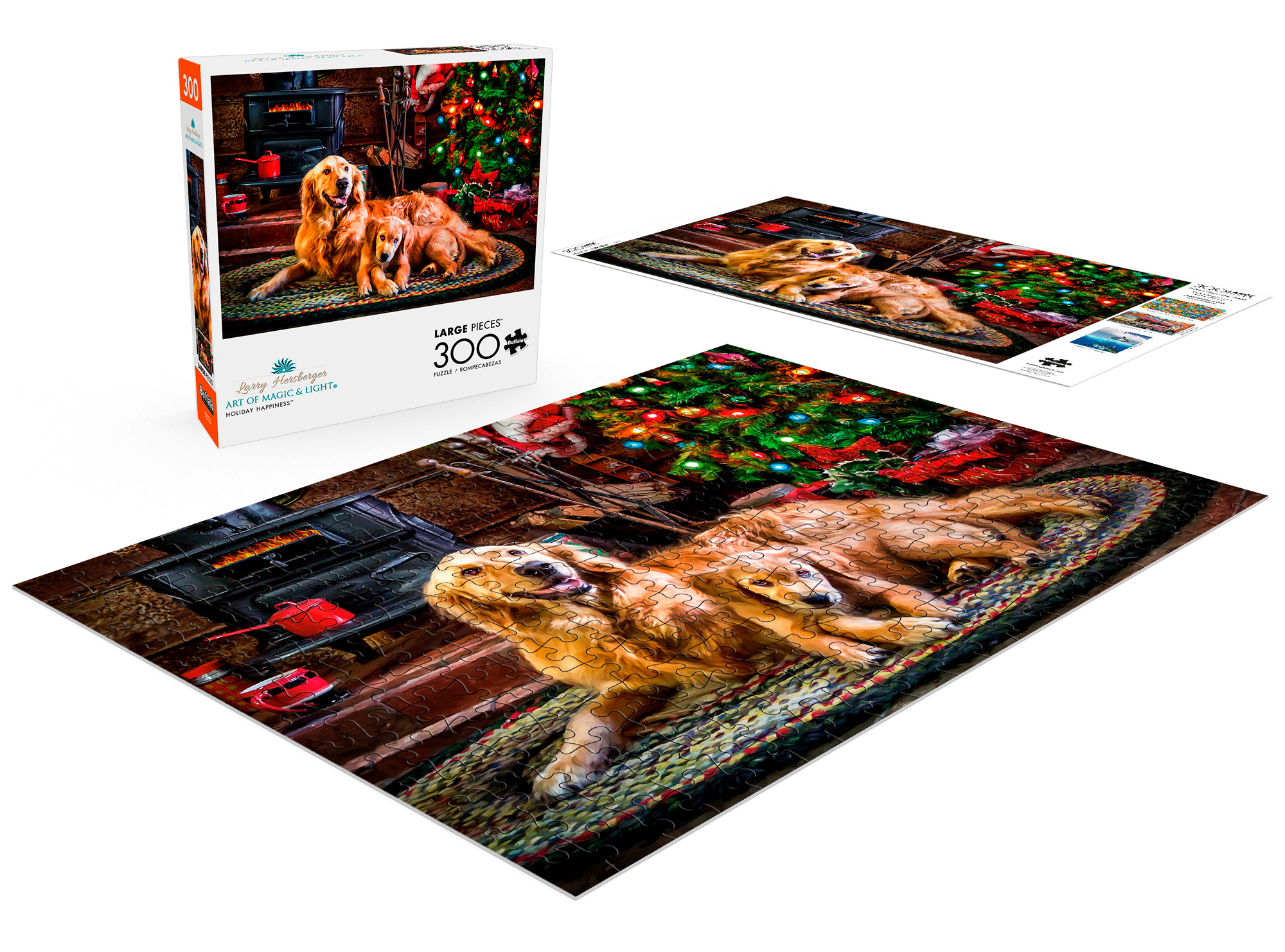 Buffalo Games 300-Piece Holiday Happiness Jigsaw Puzzle