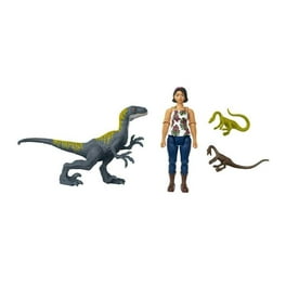 Dinosaurio de juguete MATTEL Jurassic World Figura de Brooklyn y