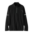 thumbnail image 1 of Binmer Men's Half Zipper Ice Silk Breathable Sports Long Sleeve Coat, 1 of 6