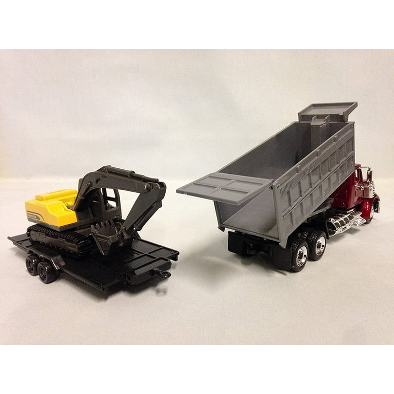 New Ray Toys International Lonestar, Dump Truck w/Excavator