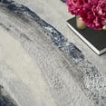 thumbnail image 6 of Inspire Me! Home Décor Brushstrokes Abstract Grey/Navy 9' x 12' Area Rug (9x12), 6 of 8