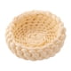 thumbnail image 5 of Cama nido para gatos jinwen tejida a mano flexible antideslizante crema, 5 of 8