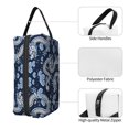 thumbnail image 5 of Uemuo Dragons Pattern Portable Toiletry Bags with Handle, Waterproof travel Make up Bags for Women, Large Capacity Travel Cosmetic Bags, 5 of 9