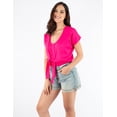 thumbnail image 5 of Blusa manga corta con amarre al frente, 5 of 5