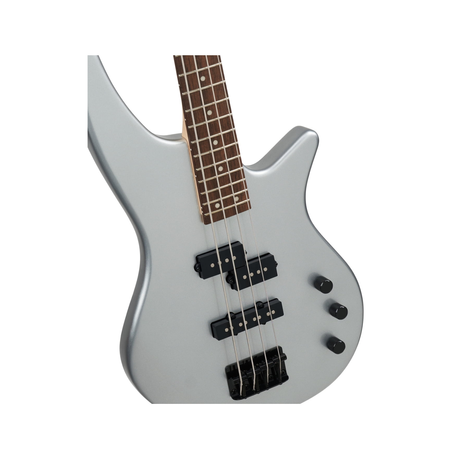 Jackson JS Series Spectra Bass JS2 4-String Bass Guitar with Laurel Fingerboard and Active Bass Boost (Quicksilver)