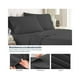 thumbnail image 3 of Juego de sabanas matrimoniales Bluelander de 4 piezas color negro Bluelander CBHH-0166, 3 of 4