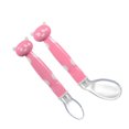 thumbnail image 3 of 2Pcs Cartoon Baby Training Spoons Toddlers Soft Silicone Elbow Straight Head Self-Feeding Utensils, 3 of 7