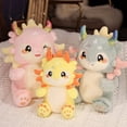 thumbnail image 4 of Cartoon Zodiac Mascot Dragon Plush Toys Soft Lucky Dragon Stuffed Animal Kawaii Plushie Doll Pillow Store Decor Gift, 4 of 5
