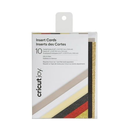 UPC: 0093573661129 | Cricut Joy™ Insert Cards  Glitz & Glam Sampler – A2  4.25  x 5.5