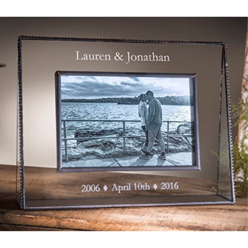 J Devlin Pic 31946H EP549 Clear Glass Picture Frame Personalized