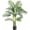 Green, variant on QinaQin Triple Golden Cane Palm 4Ft Tall Artificial Tropical Palm Tree. UV Resistant Fake Plant in Pot for Indoor/Outdoor Use Big House Living Room Patio Office Home Decor (Set of 2)