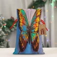 thumbnail image 5 of Naloa Oil Painting Beautiful Butterfly Drawstring Christmas Bags, 3D Xmas Gift Bags, Christmas Wrapping Bags, Xmas Goodie Bags, Treat Pouch Bags, Party Favor Bags-Small, 5 of 9