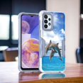 thumbnail image 5 of Cass Creations Case Compatible for Samsung Galaxy A23 5G, Hybrid Shockproof Bumper Protective Phone Cover - Jumping Dolphins, 5 of 5