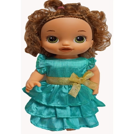 Fur Ruffle - Ruffles Galore Dress For Dolls And 13 Inch Small Baby Dolls