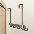 thumbnail image 4 of THLKIF Over The Door Hooks, Sturdy Door Hanger, Large Over The Door Towel Rack with 8 Hooks, Heavy Duty Easy to Install, for Bathroom, Bedroom，Kitchen，Hanging Towels, Coats, 4 of 6